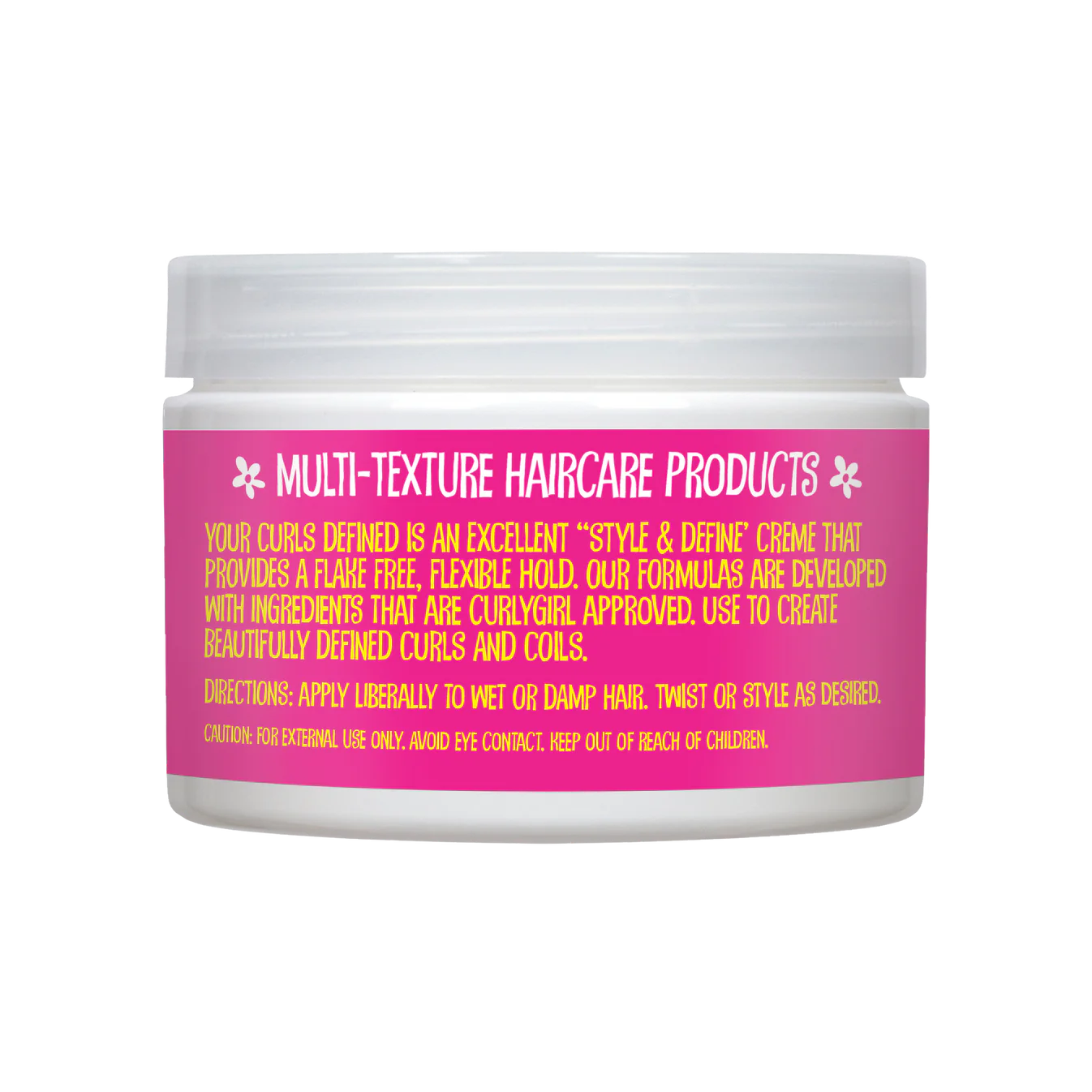 CurlyChic Your Curls Defined Flexible Hold Twisting Curling Creme 12oz