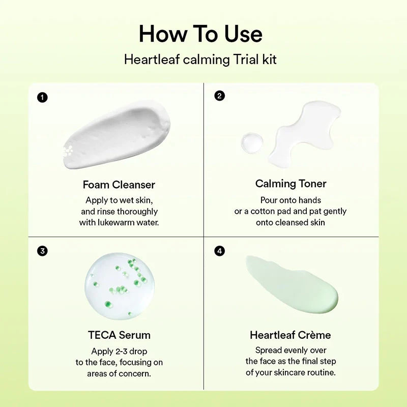Abib Heartleaf Calming Trial Kit - 4 pc