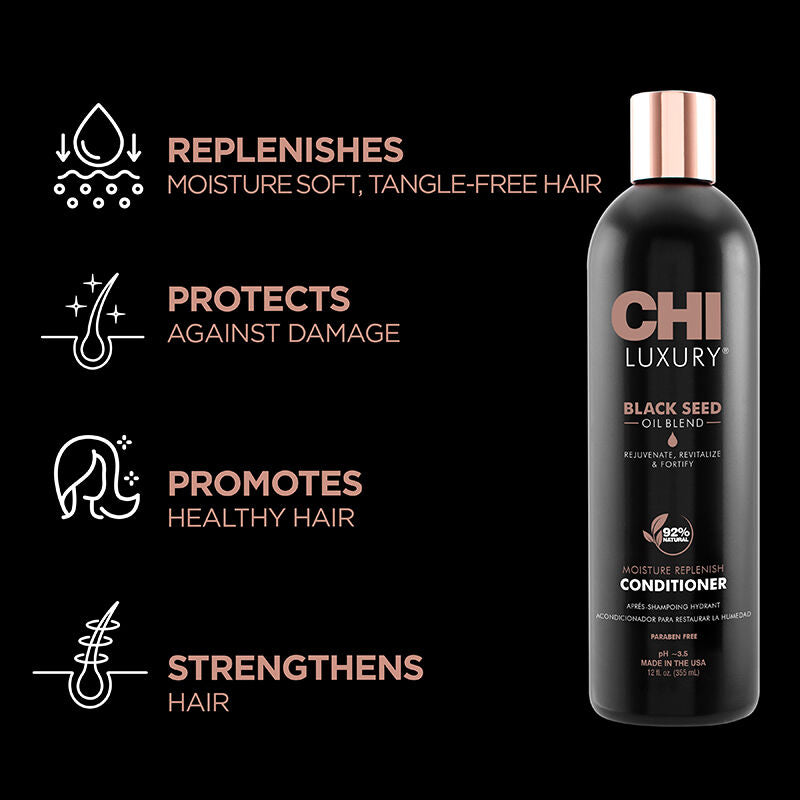 CHI Black Seed Moisture Replenish Conditioner 355ml