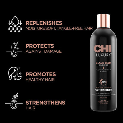 CHI Black Seed Moisture Replenish Conditioner 355ml