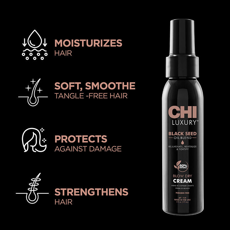 CHI Luxury Black Seed Oil Blow Dry Cream 177ml