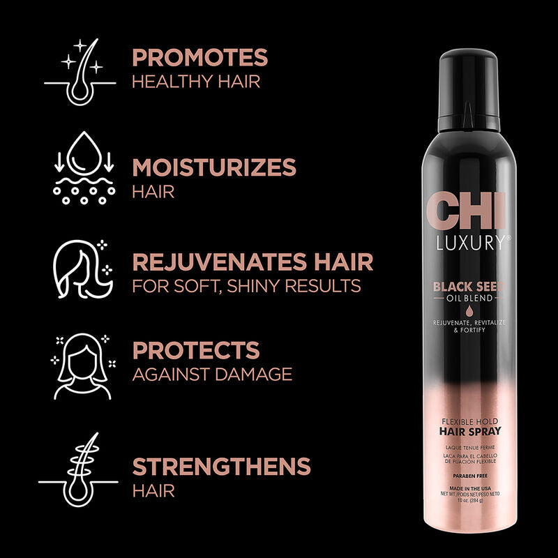CHI Black Seed Oil Blend Flexible Hold Hair Spray 10oz