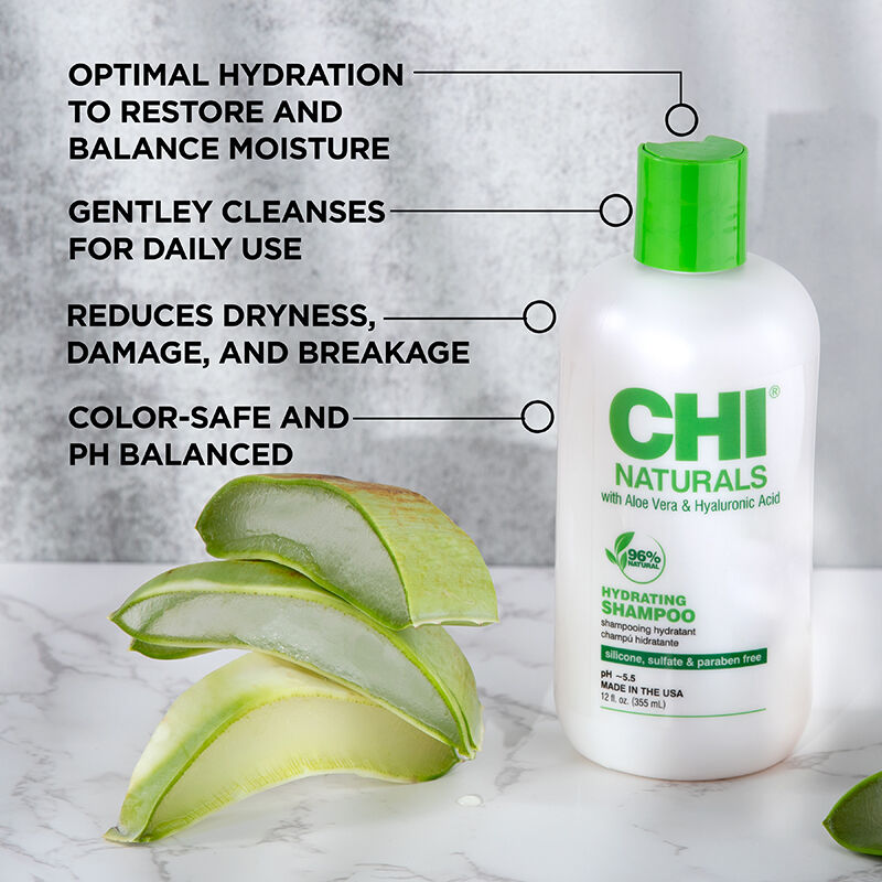 CHI Naturals Hydrating Shampoo 355ml