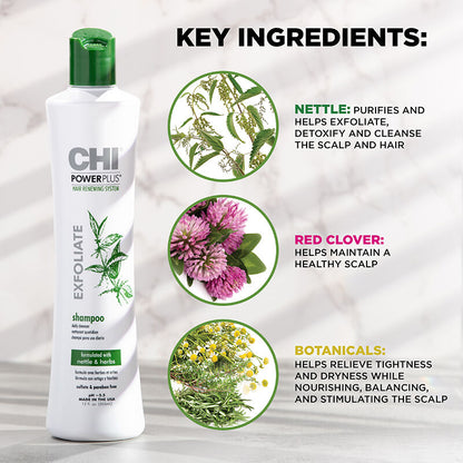 CHI Power Plus Exfoliate Shampoo 355ml