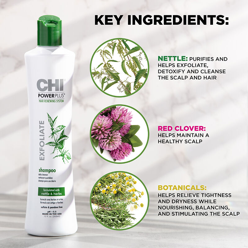 CHI Power Plus Exfoliate Shampoo 355ml