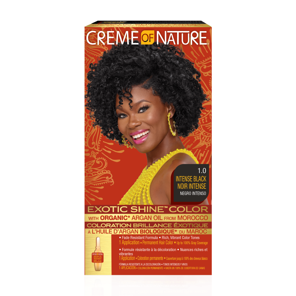 Creme of Nature Exotic Shine™ Color with Argan Oil from Morocco 1.0 Intense Black