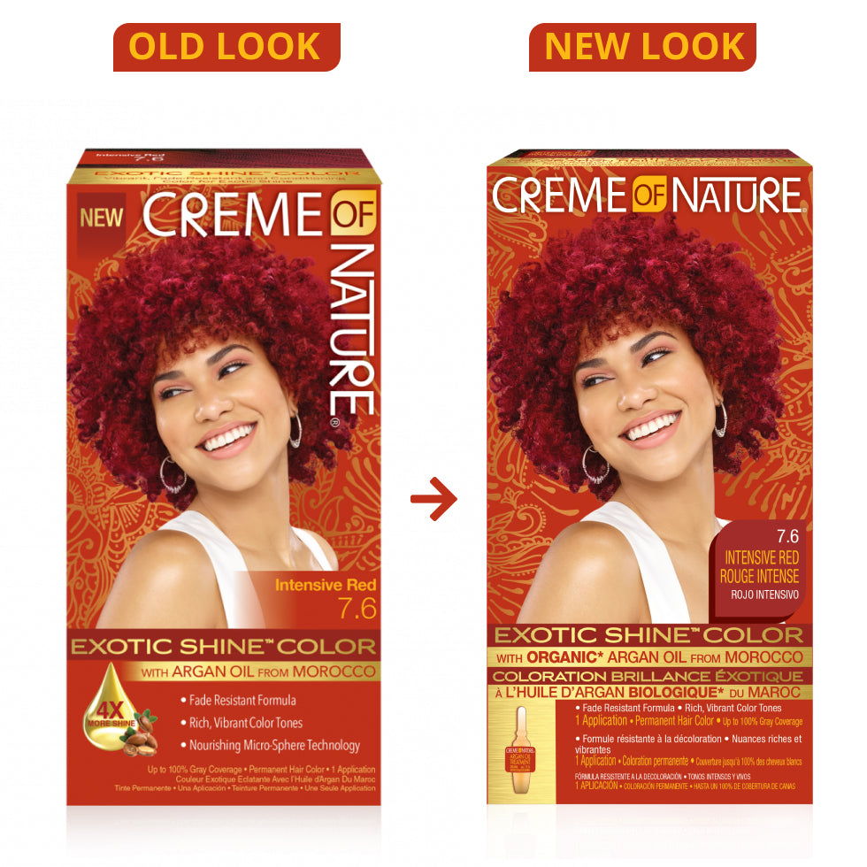 Creme of Nature Exotic Shine™ Color with Argan Oil from Morocco 7.6 Intensive Red
