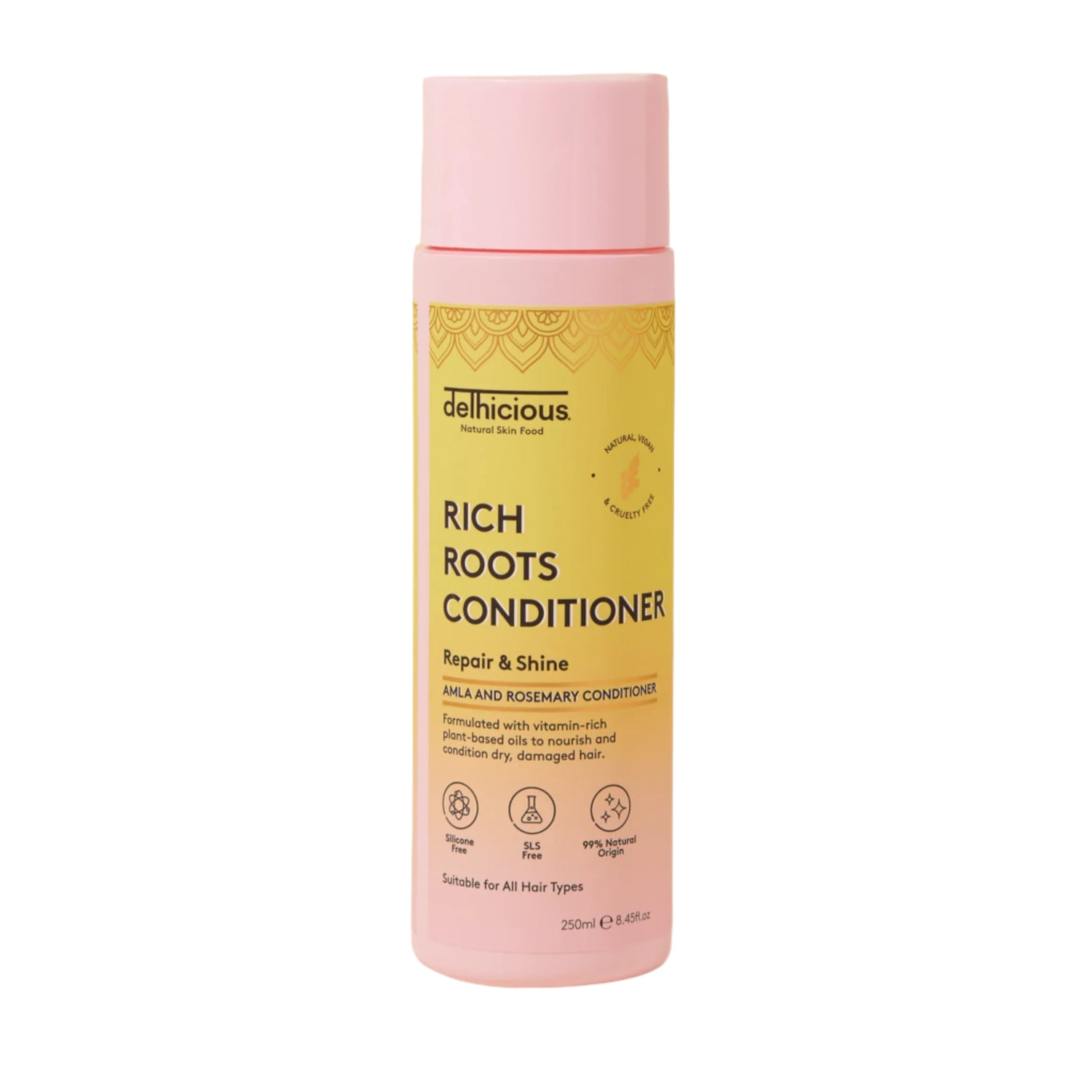 Delhicious Rich Roots Amla &amp; Rosemary Conditioner - 250ml