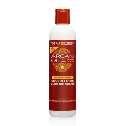 Creme of Nature Argan Oil from Morocco Smooth &amp; Shine Blow Out Creme 8oz