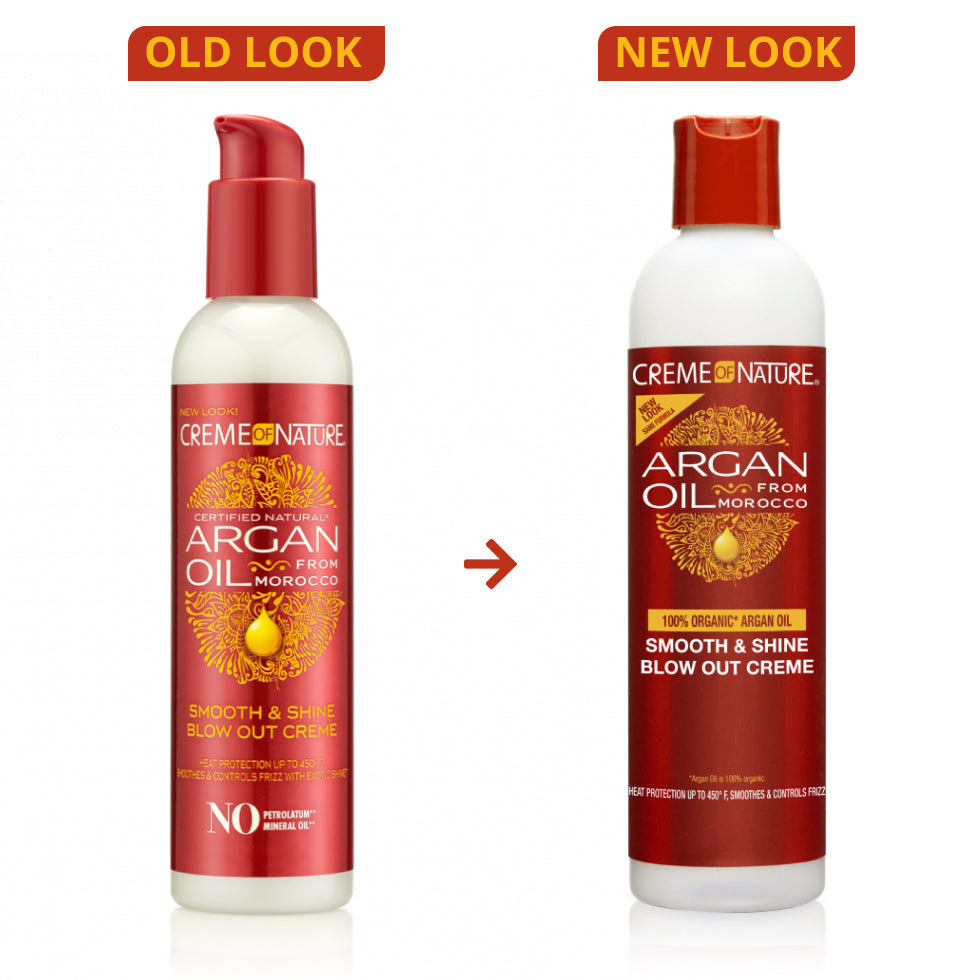 Creme of Nature Argan Oil from Morocco Smooth &amp; Shine Blow Out Creme 8oz