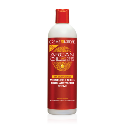 Creme of Nature Argan Oil from Morocco Moisture &amp; Shine Curl Activator Creme 12oz