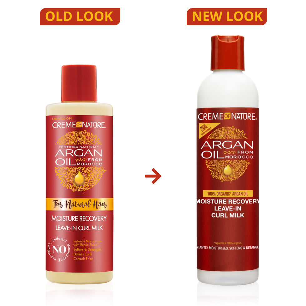 Creme Of Nature Argan Oil from Morocco Moisture Recovery Leave-In Curl Milk 8oz