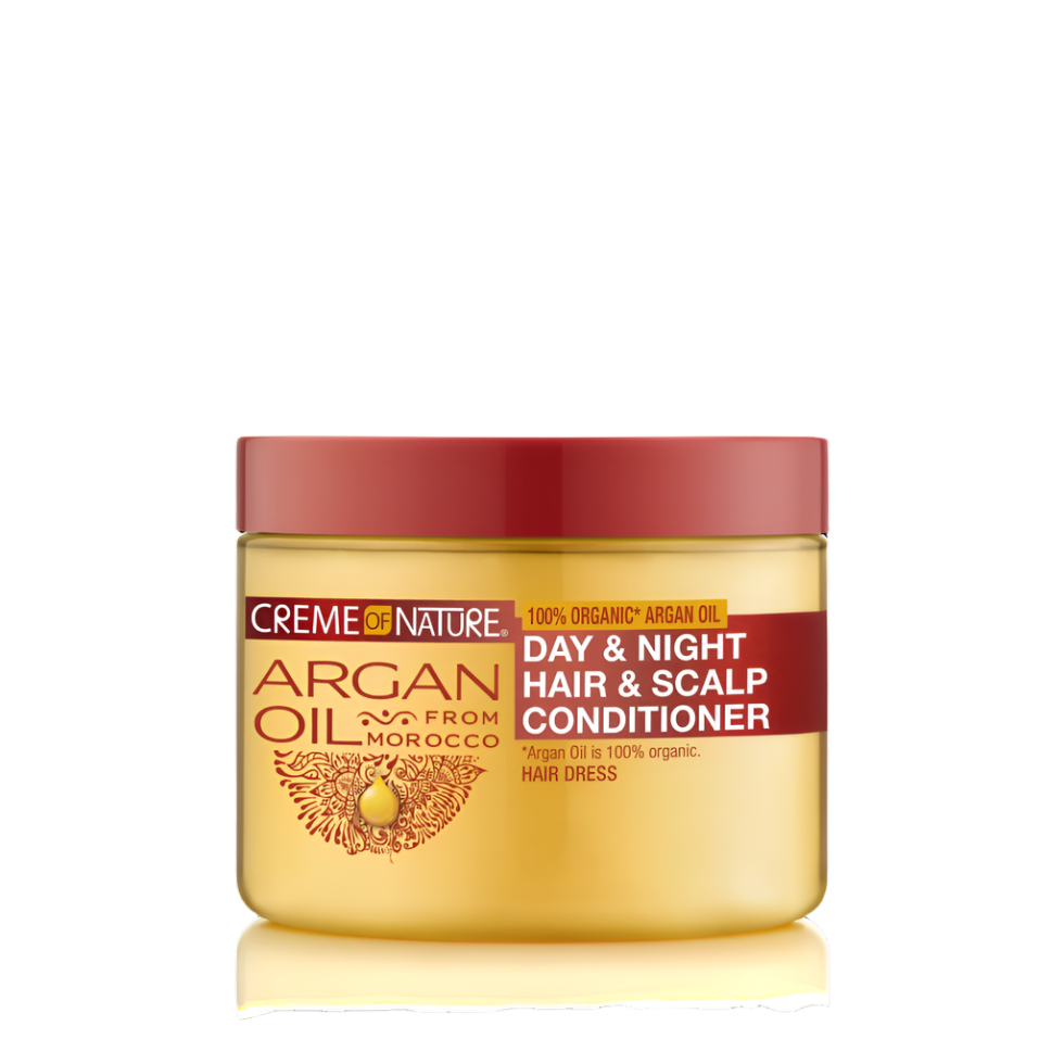 Creme of Nature Argan Oil from Morocco Day &amp; Night Hair &amp; Scalp Conditioner Hair Dress 4.76oz