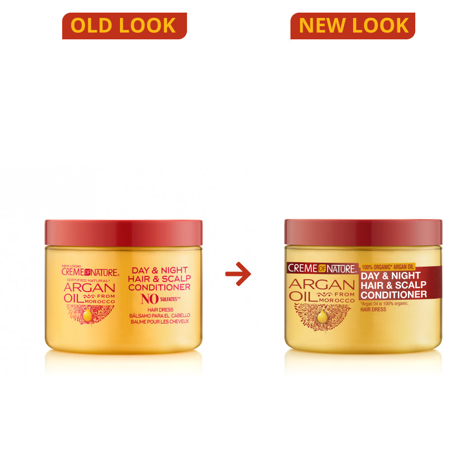 Creme of Nature Argan Oil from Morocco Day &amp; Night Hair &amp; Scalp Conditioner Hair Dress 4.76oz