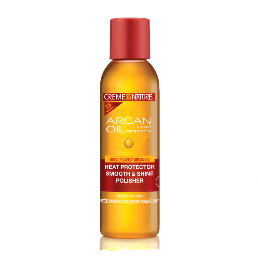 Creme of Nature Argan Oil from Morocco Heat Protector Smooth &amp; Shine Polisher 4oz