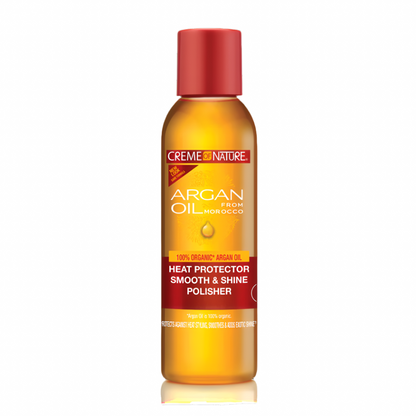 Creme of Nature Argan Oil from Morocco Heat Protector Smooth &amp; Shine Polisher 4oz