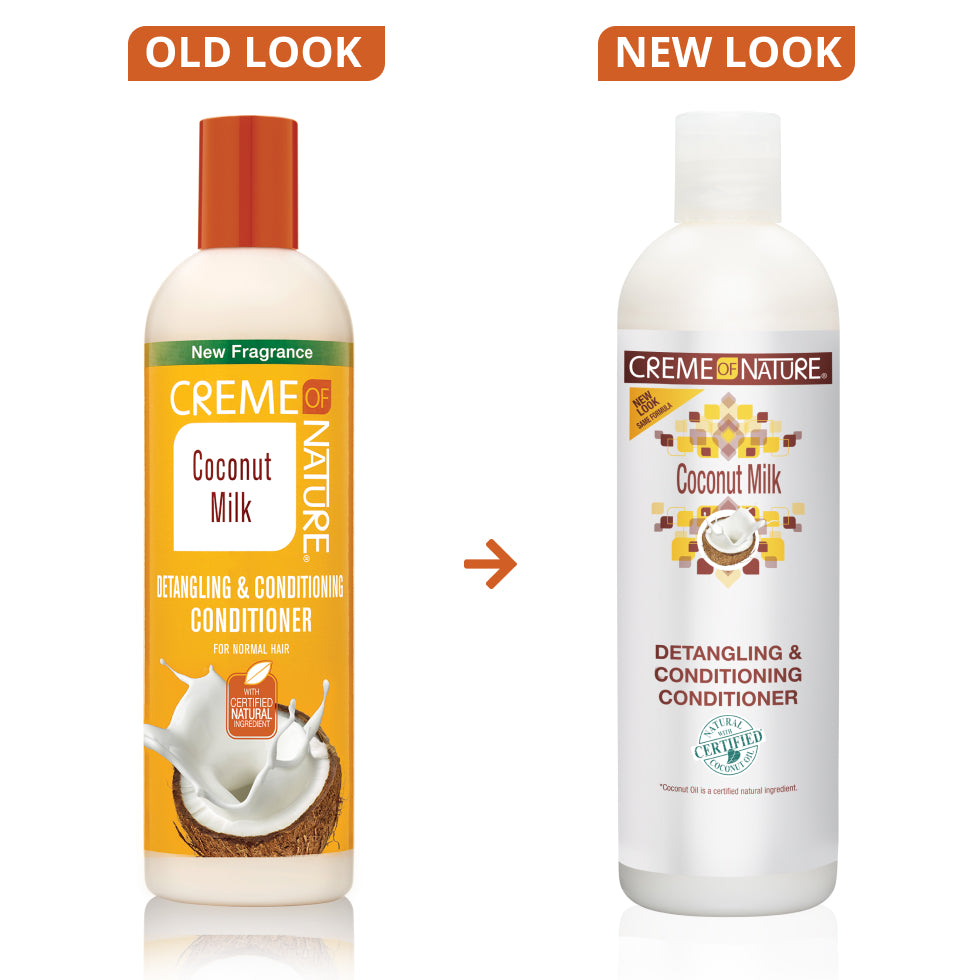 Creme of Nature Certified Natural Ingredients Coconut Milk Detangling &amp; Conditioning Conditioner 12oz