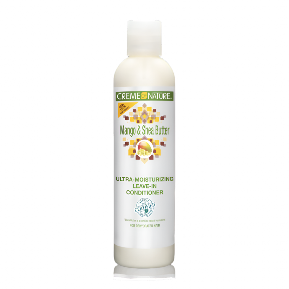 Creme of Nature Certified Natural Ingredients Mango & Shea Butter Ultra-Moisturizing Leave-In Conditioner 8.45oz