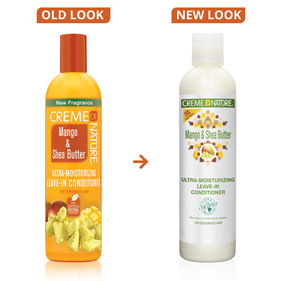 Creme of Nature Certified Natural Ingredients Mango & Shea Butter Ultra-Moisturizing Leave-In Conditioner 8.45oz