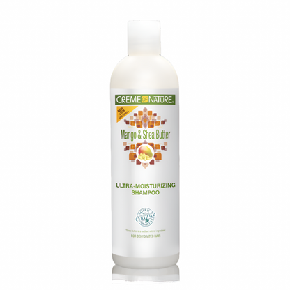 Creme of Nature Certified Natural Ingredients Mango &amp; Shea Butter Ultra-Moisturizing Shampoo 12oz
