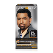 Creme of Nature Men Permanent Gel Hair Color 4.0 Rich Black