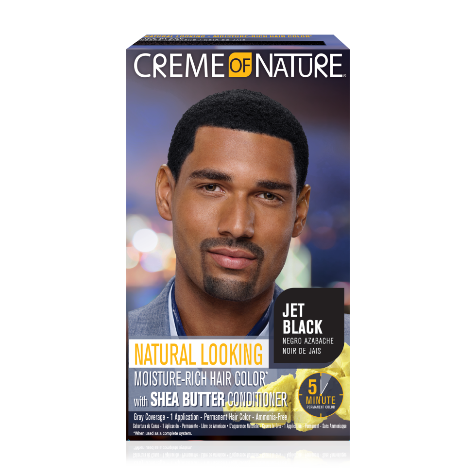 Creme of Nature Men Natural Looking Moisture-Rich Liquid Hair Color With Shea Butter Conditioner