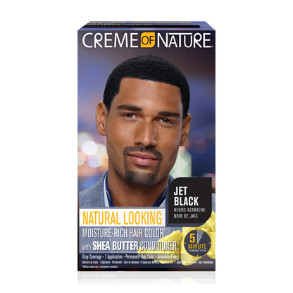 Creme of Nature Men Natural Looking Moisture-Rich Liquid Hair Color With Shea Butter Conditioner