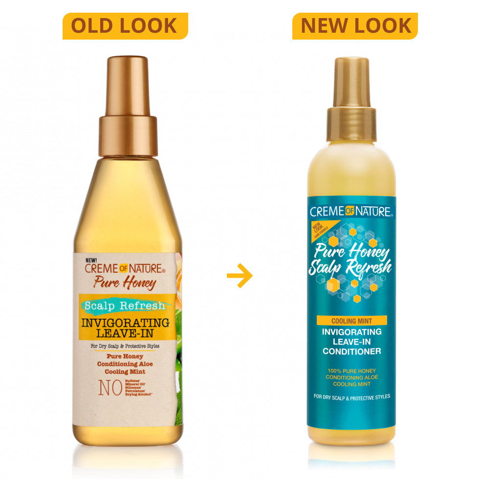Creme of Nature Pure Honey Scalp Refresh Invigorating Leave-In 8oz