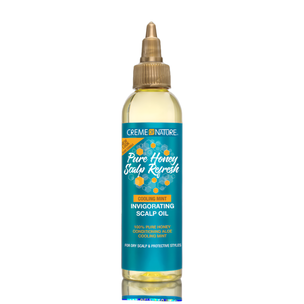 Creme of Nature Pure Honey Scalp Refresh Invigorating Scalp Oil 4oz