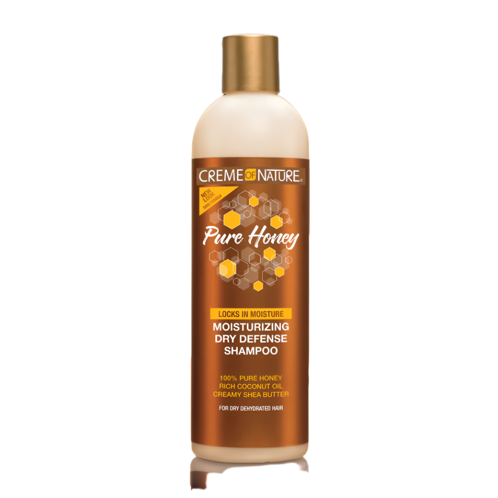 Creme of Nature Pure Honey Moisturizing Dry Defense Shampoo 12oz