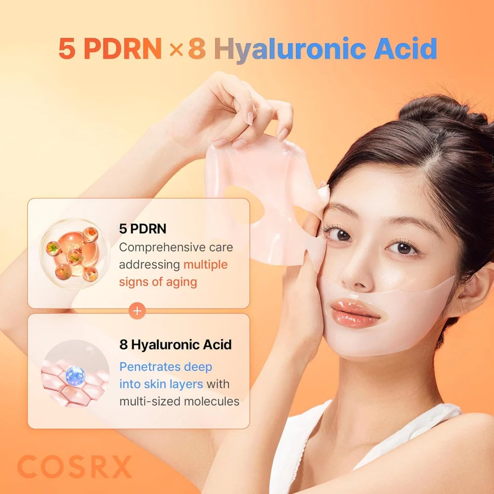 COSRX 5 PDRN Hyaluronic Acid Vital Hydrating Hydrogel Mask - 3 sheets