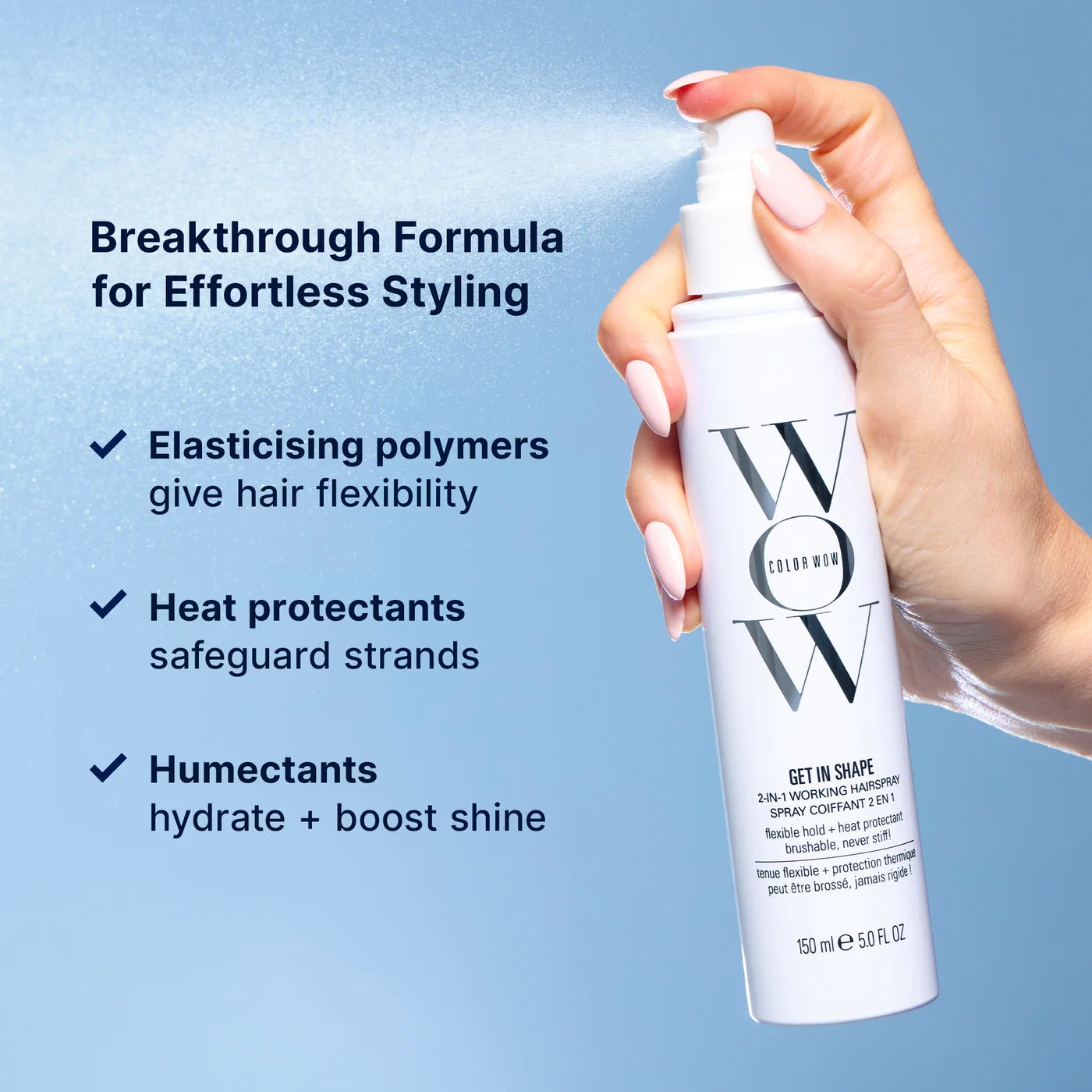 Color Wow Get In Shape 2-in-1 Working Hair Spray 150ml