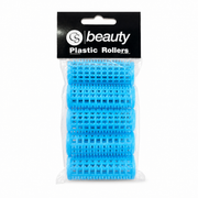 Achieve smooth curls, volume and body with CS Beauty Plastic Rollers in blue. The lightweight vented design allows for improved airflow, helping hair dry evenly while creating long-lasting curls and lift. Suitable for wet setting, blow-drying and everyday styling.
