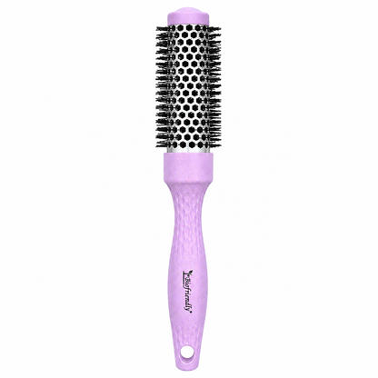 CS Beauty Eco Friendly Ceramic Radial Brush Lilac – sustainable styling brush for blow drying, volume and salon-quality results.