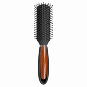 CS Beauty Oblong Brush with wood-effect handle – lightweight detangling brush for quick blow drying, smoothing and reducing drying time.
