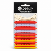 Create professional, long-lasting curls with the CS Beauty Perm Rollers Assorted Pack. Featuring a selection of colour-coded roller sizes and durable elastic bands, this mixed set is ideal for creating a variety of curl patterns, from tighter curls to softer waves. Vented design promotes even solution distribution and airflow for consistent perming results, making it suitable for both professional salons and home users.