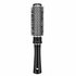 CS Beauty Thermal Radial Brush with ceramic vented barrel and ergonomic black handle for faster blow drying, adding volume, smoothing hair and creating soft curls on a white background.