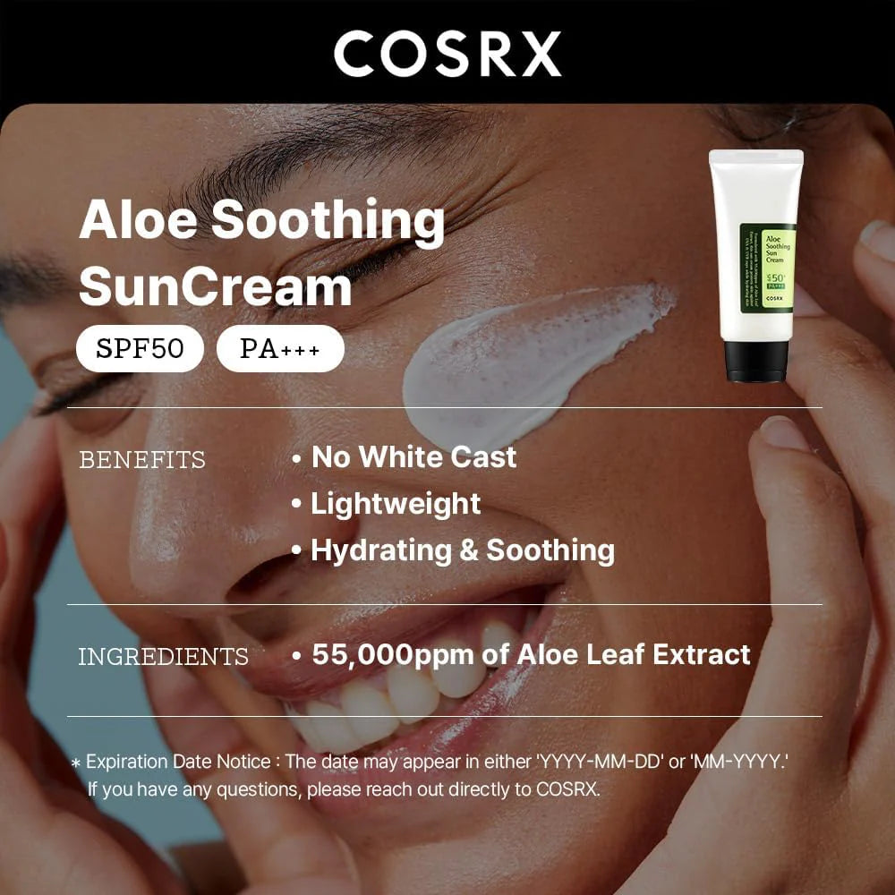 COSRX Aloe Soothing Sun Cream SPF50+/ PA+++