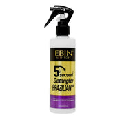 Ebin New York 5 Second Argan Oil Brazilian Hair Detangler 250ml