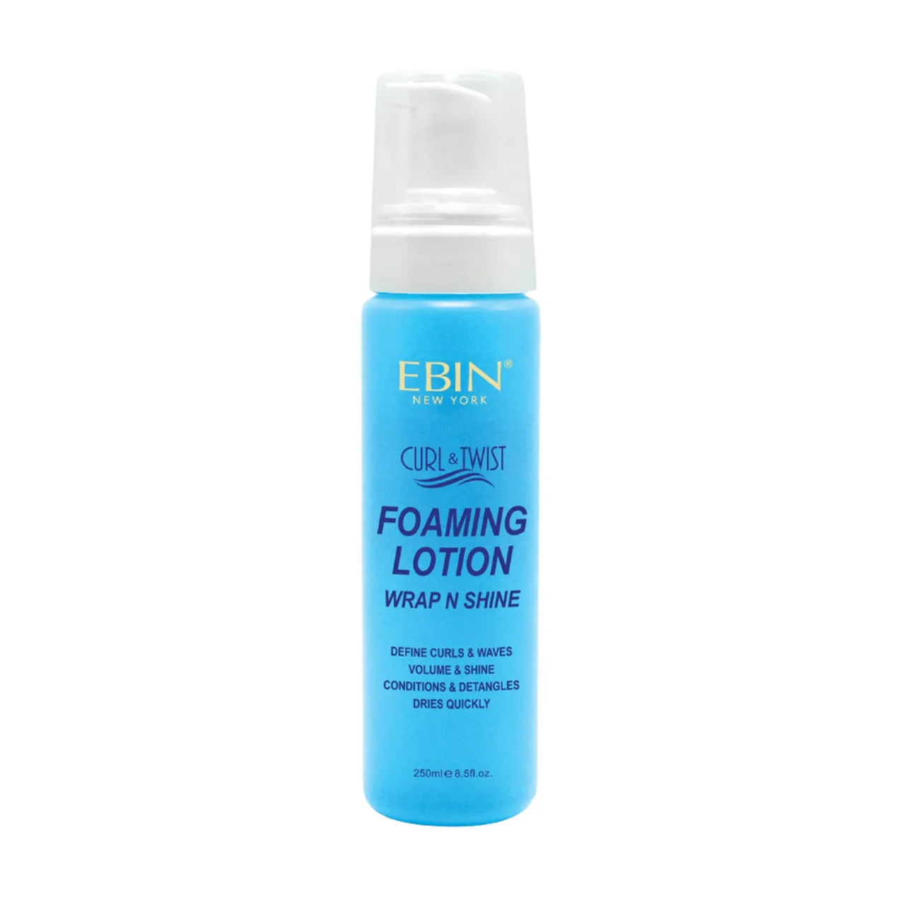 Ebin New York Curl &amp; Twist Foaming Lotion Wrap N Shine Original