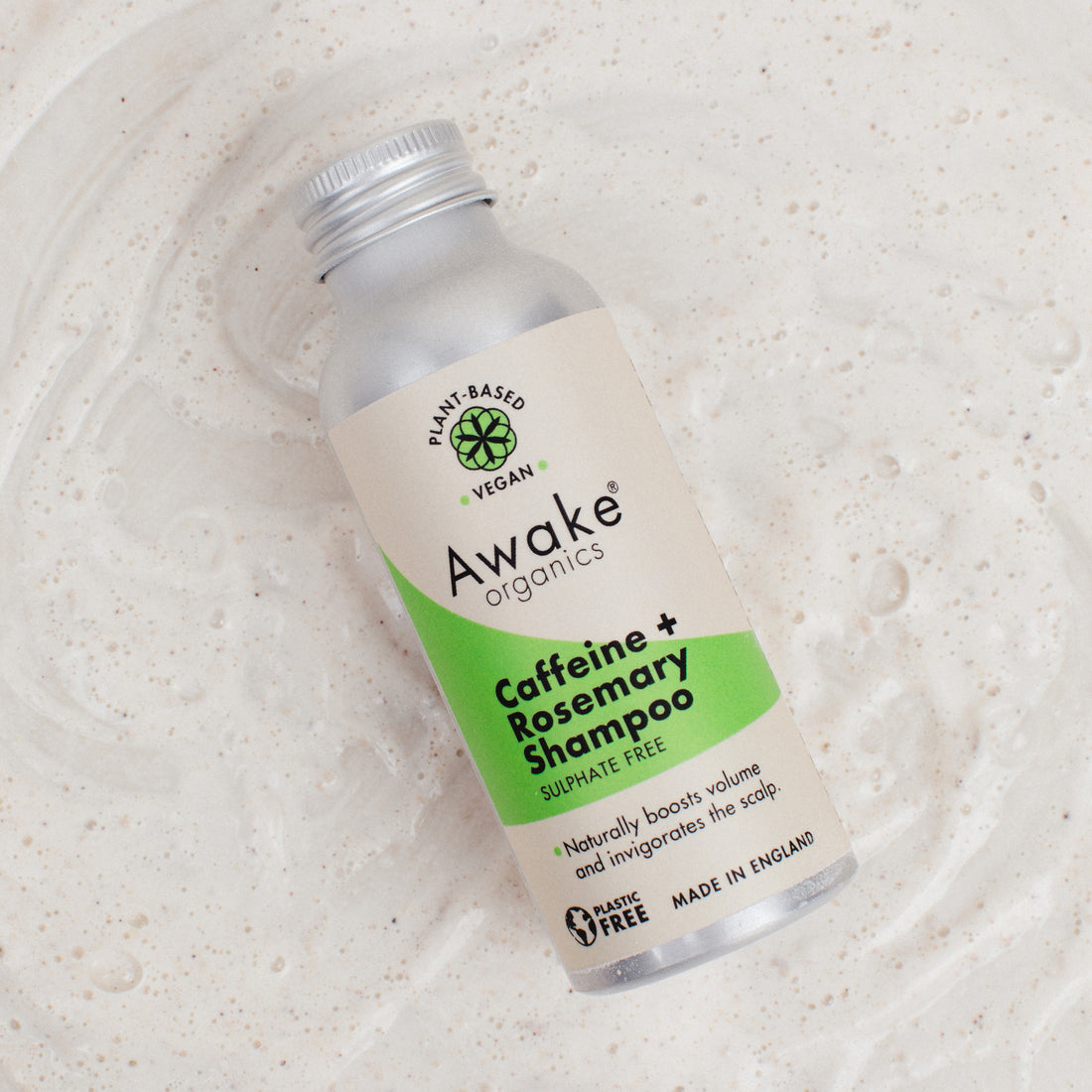 Awake Organics Caffeine &amp; Rosemary Shampoo 55g