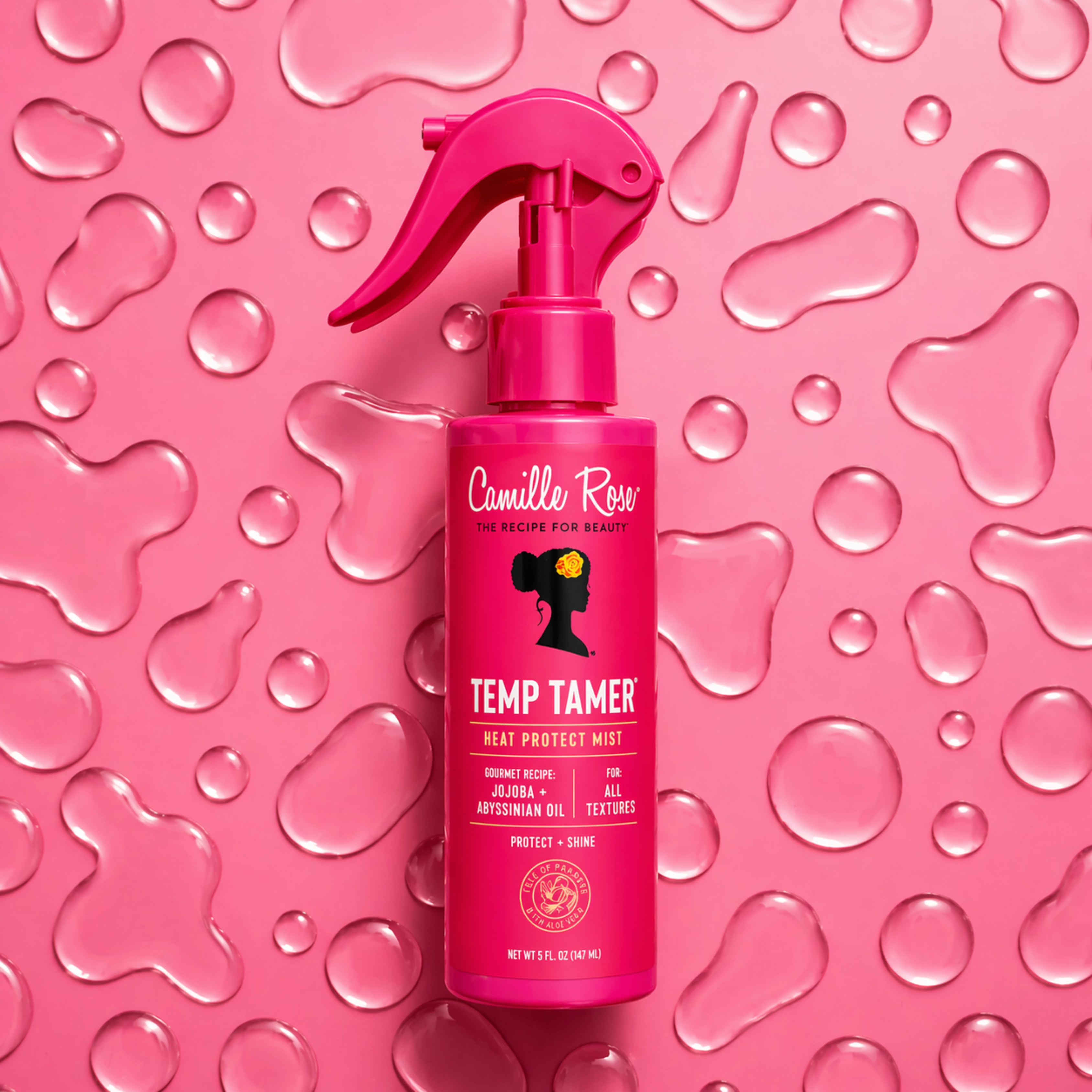 Camille Rose Temp Tamer Heat Protect Mist 5oz / 147ml