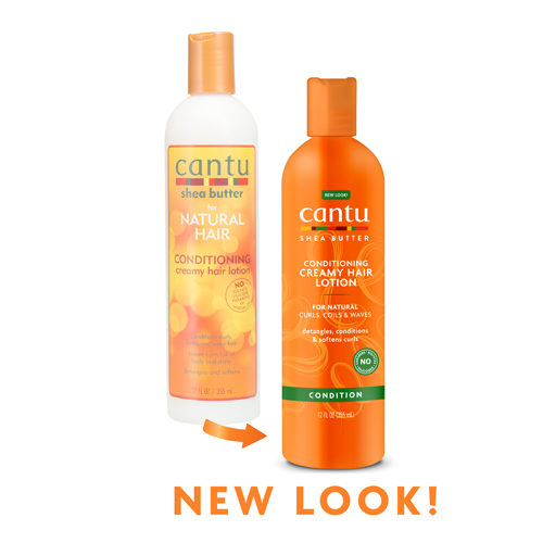 Cantu Shea Butter Conditioning Creamy Hair Lotion For Natural Curls, Coils & Waves 13.8oz