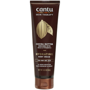 Cantu Skin Therapy Cocoa Butter Body Cream dark brown tube with cocoa flip top cap on a clean white background