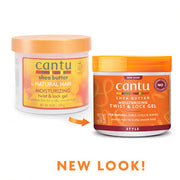 Cantu Shea Butter Moisturizing Twist & Lock Gel For Natural Curls, Coils & Waves 13oz