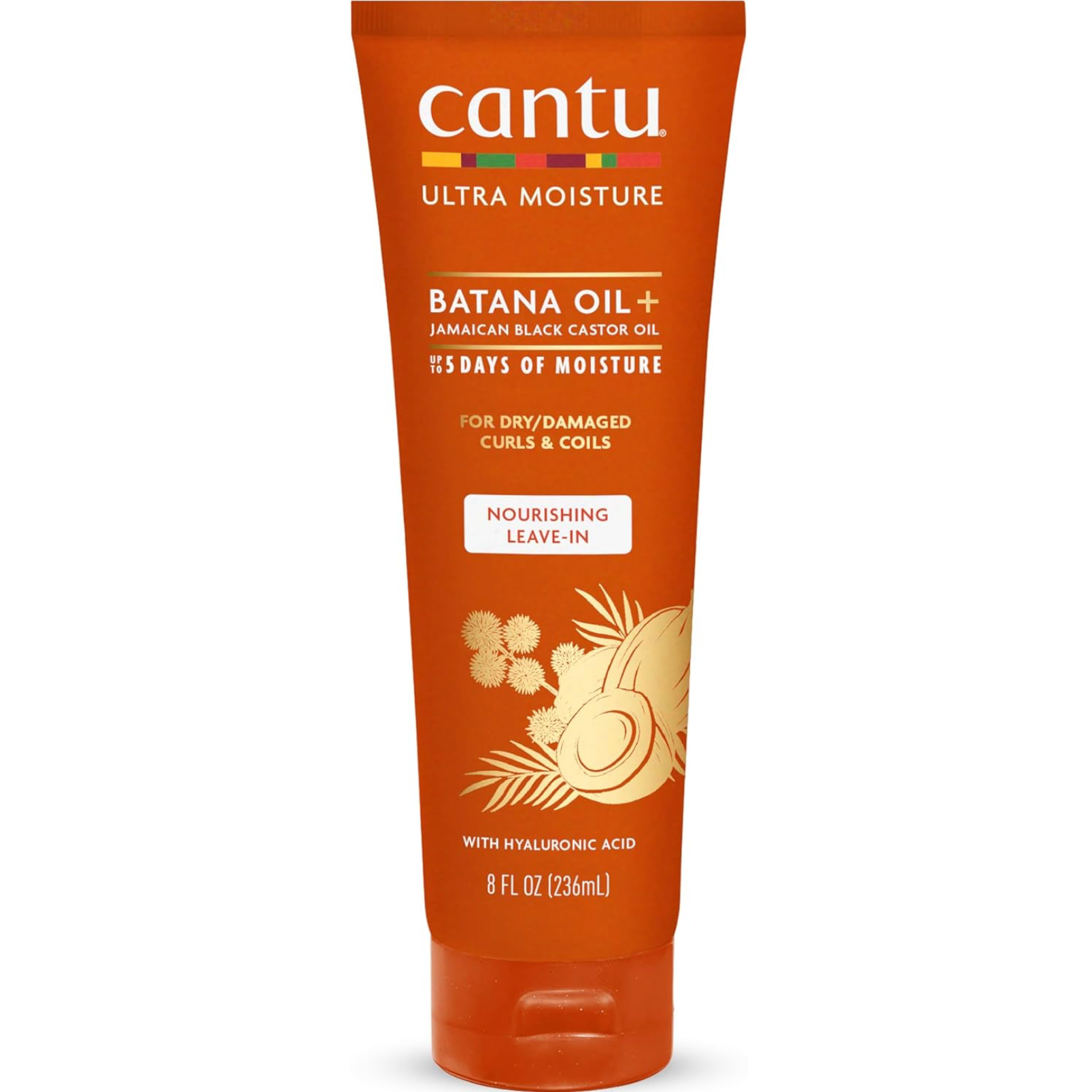 Cantu Ultra Moisture Batana Oil + Jamaican Castor Oil Nourishing Leave-In 236ml