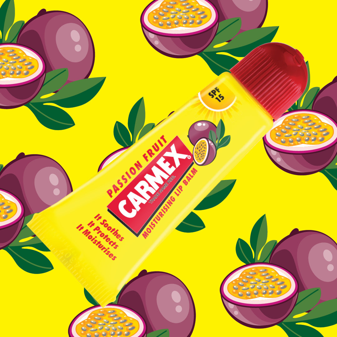Carmex Passion Fruit Lip Balm Tube 10g