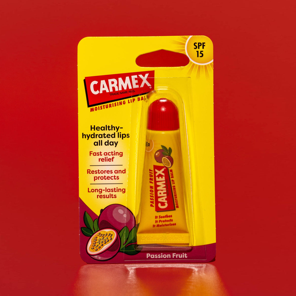 Carmex Passion Fruit Lip Balm Tube 10g