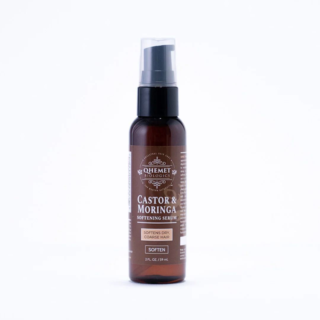 Qhemet Biologics Castor &amp; Moringa Softening Serum 2oz