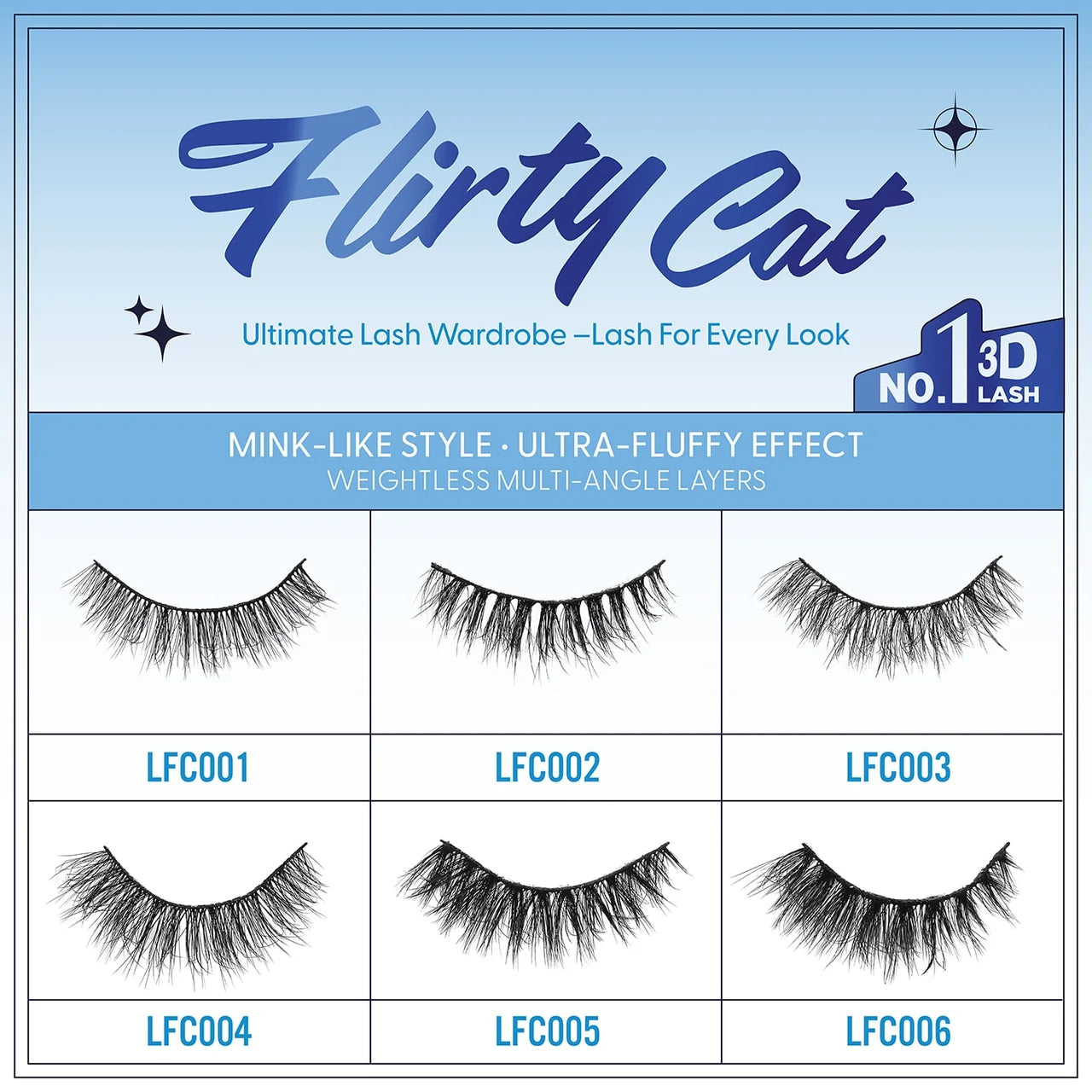 Ebin New York Cattitude Flirty Cat Lashes